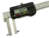 Digitálne posuvné meradlo na vnútornej zápichy 24-190mm, zápich 2mm, čeľuste 30mm