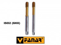 Tvarovacie závitník M - HSSE-PM TiN ISO2(6HX) bez mazacie drážky, Fanari