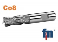 Fréza valcová čelná 20x38mm 4br. HSSCo8 weldon , 2 zuby k stredu , typ NR-F