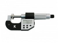 Digitálny strmeňový mikrometer s tanierovými dotykmi , KMITEX