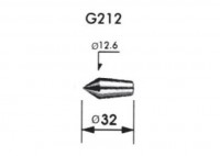 Nástavec G212 k výmenným otočným hrotom VLC