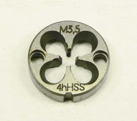 Závitová kruhová čeľusť M3,5 HSS strojné 4h, STN 3034, dopredaj