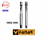 Závitník strojný M ľavý - HSSE ISO2(6H) špirálový(40 °), Fanar