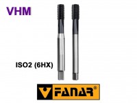 Závitník strojný M - VHM TiCN 60HRC ISO2(6HX) DIN371 C, Fanar