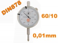 Číselníkový úchylkomer - indikátor 60/10 mm, 0,01 mm, Accura