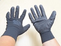 Bezšvíkové pracovné rukavice nylon/PU , vel. 11