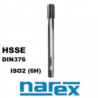 Závitník strojný M3 HSSE ISO2 DIN376, NAREX 3000