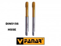 Tvarovacie závitník G - HSSE TiN SR, DIN5156, Fanari